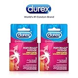 Durex Performax Intense Condom 3 ea (Pack of 2)