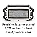 Custom Self Inking Rubber Stamp - Up to 3 Lines of Text - Choose from 15 Ink Colors - Small Size