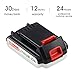 Boetpcr LBXR20 2.0Ah Replace for Black and Decker 20V Battery Lithium-ion Max LB20 LBX20 LST220 LBXR2020-OPE LBXR20B-2 LB2X4020 Cordless Tool Batteries 2 Pack