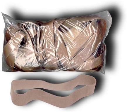 National Artcraft® 4" Natural Crepe Rubber Bands - for Plaster Molds (1 Lb/42 pcs)