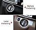VCiiC 2X Head Light Switch Button Cover Trim for Mercedes Benz A W176 B W246 C W204 E W212 GLA GLK X204 GL ML