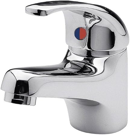 Eon Modern Single Lever Basin Mixer Tap With Push Button Waste Amazon Co Uk Kitchen Home