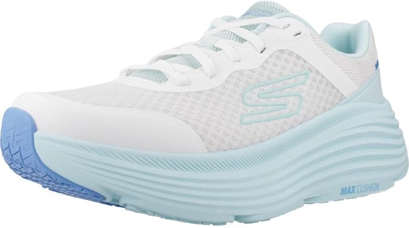MAX Cushioning Endeavour Canova - Zapatillas Deportivas para Mujer, Ribete sintético Blanco y Azul Claro, 38 EU