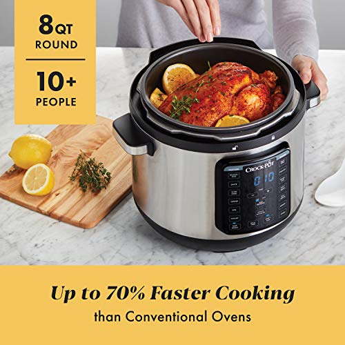 CrockPot 8Quart MultiUse XL Express Crock Programmable Slow Cooker