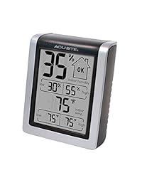 00613 Monitor de humedad con termómetro interior, higrómetro digital e indicador de humedad