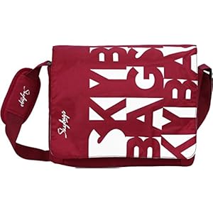 Skybags Polyester 34.5 cms Red Messenger Bag (MBSPIRED)