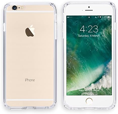 iPhone 6S / 6 Plus Case, JOJO MALL [Crystal Clear] New Shock Absorbing Anti-Scratch Clear Back Cover Case, with Air Cushion Technology for Apple iPhone 6 Plus and iPhone 6s Plus Case(Transparent)