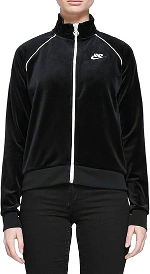 nike velour track jacket