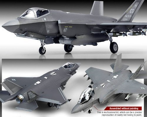 Academy 12507 USAF F-35A Lightning II Aircraft 1/72 Scale Model Kit - Thumbnail 2