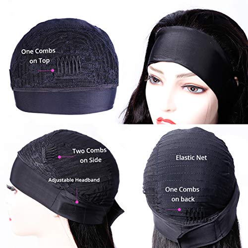 Headband Wigs Human Hair Body Wave 16 Inch Wet and Wavy wigs Human Hair Headband Wig Brazilian Virgin hair Human Hair Wig Natural Color