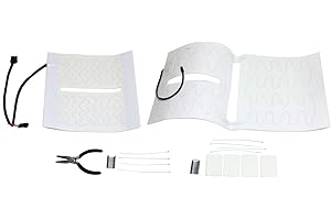 Zieichy Seat Heater Pad, 2Pcs Seat Heat Pad Compatible with 2003-2007 Chevy GMC Pickup Truck SUV,15193975,641106,641105,88940288,88940289