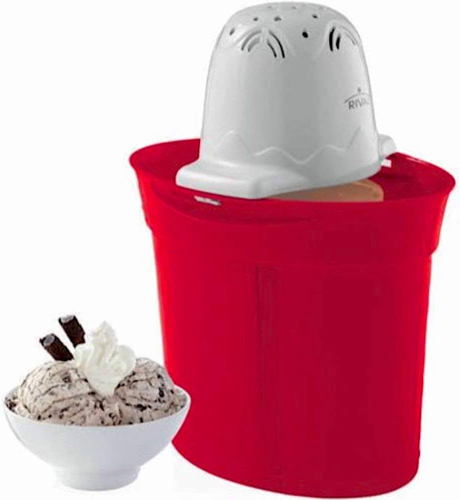 Rival Frozen Delight 4-Quart Ice Cream Maker RED
