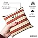 Barcaloo Weather Resistant Regulation Size & Weight Cornhole Bean Bags Set of 8 - Duck Cloth - Great for Corn Hole, Bean Bag Toss Game and More - Includes Cornhole Carrying Case