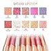 Sky Lipsticks MEIQING Women Glitter Waterproof Long Lasting Lip Gloss Bold Vivid Colorful Lipgloss Glitter Shimmer Lipstick Lip Kit