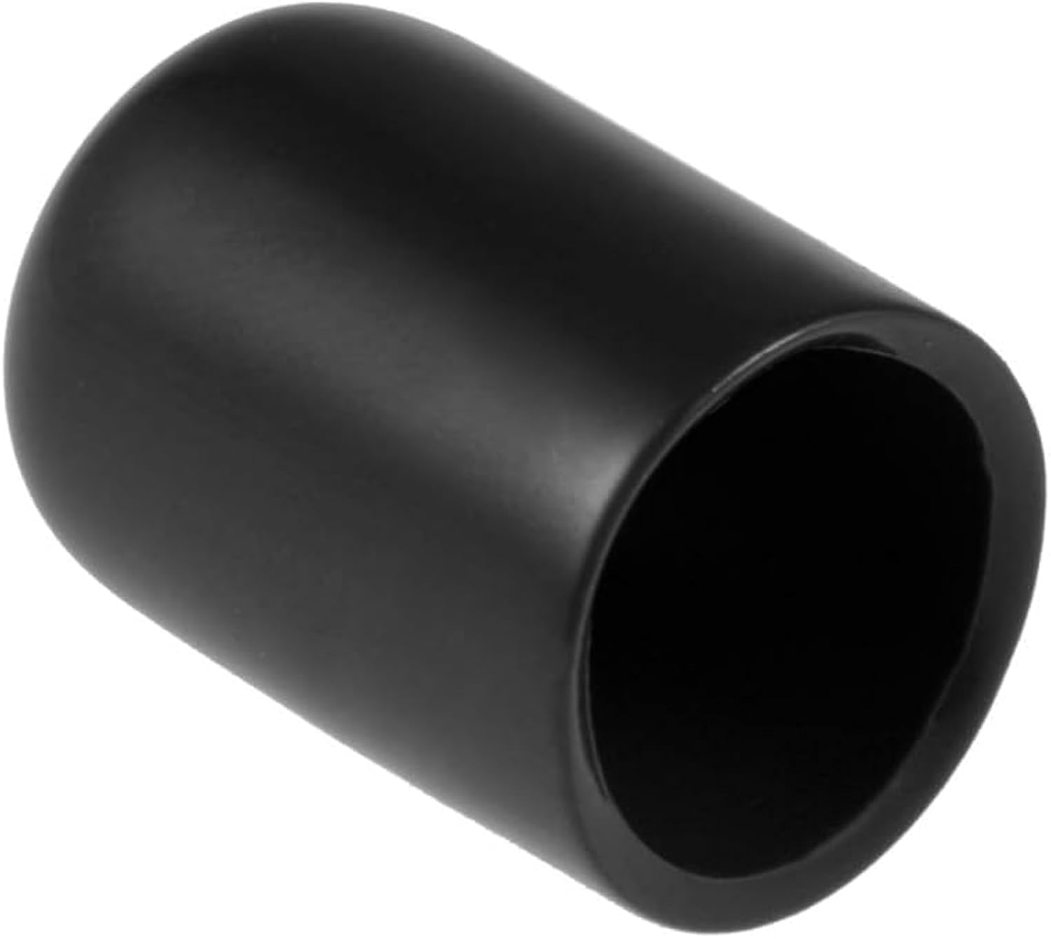 MACHSWON 20pcs Rubber End Caps 12mm ID, Vinyl Round End Cap Cover Screw Thread Protectors Tube Bolt Cap for protection of Screws Tubes Cables Wires, etc