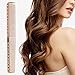 Aluminum Hair Comb Metal Cutting Hairdressing Barbers Combs Anti-Static Ultra Thin Rose Gold