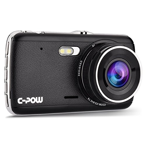 C-POW Dash Car Camera 4 IPS Display, HD 1296P(better than 1080P) 170° Wide Angle with G-sensor, Loop Recording WDR Superior Quality Night Vision recorder C-POW Dash Car Camera 4 IPS Display, HD 1296P(better than 1080P) 170° Wide Angle with G-sensor, Loop Recording WDR Superior Quality Night Vision recorder