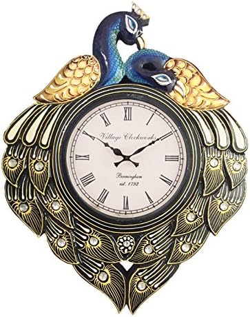 RoyalsCart Peacock Analog Wall Clock, Multi