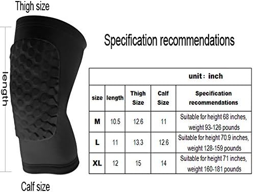 Hotusi 2 Packs (1 Pair) Outdoor Sport Protective Compression Wear Knee Pads High Elastic Wicking Fabric Non Slip for Basketball Football Volleyball Hockey and Tennis (black-XL)