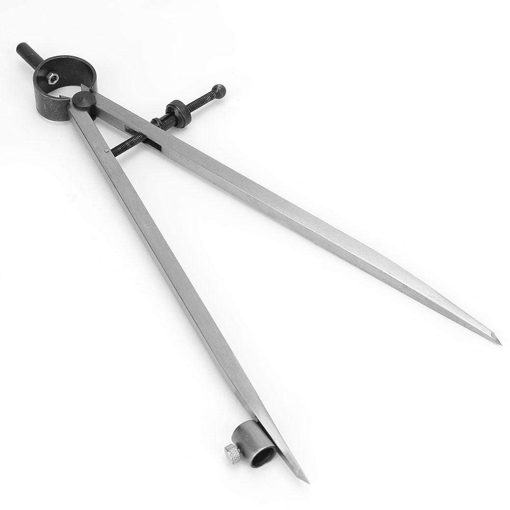 200mm Wing Divider Lockable Precision Spring Divider Caliper Compass with Pen Holder Craft Rotating Tool