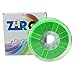 ZIRO Fluorescence PLA Filament 1.75mm, Luminous ONLY by UV Light, Glow Effect 3D Printer Filament PLA,1KG Spool, Dimensional Accuracy +/- 0.03mm, fit Most FDM 3D Printers, Fluo Green