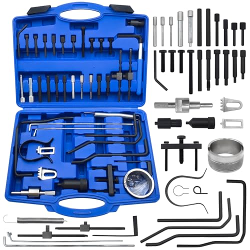 BOVIEER Engine Timing Adjustment Tool Kit, Camshaft and Crankshaft Adjustment Tool Set Compatible with Peugeot, Citroen, Diesel & Petrol Engines PSA Dual TDI HDI PSA