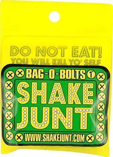 Shake Junt Allen Bag-O-Bolts Green / Yellow Skateboard Hardware Set - 7/8, Model: , Spoorting Goods Shop