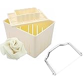 Plastic Tofu Press DIY Tofu Maker Kit with Cheesecloth and Slicer Kitchen Tool Tofu Mold