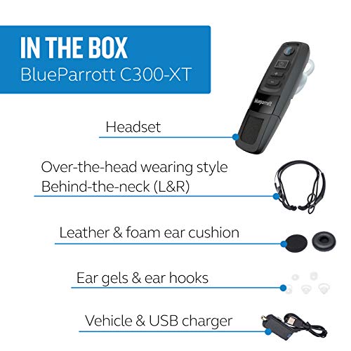 BlueParrott B250XTS Bluetooth Headset With Micro USB Charging, Noise