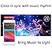 Led strip lights 16.4ft/5m Non-Waterproof LED Lights Kit 5050 RGB Rope Lights With Bluetooth Smartphone APP Controller & 12V 3A Power Supply for ios and Android System