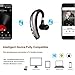 Bluetooth Headset,Ansion Wireless Bluetooth 4.1 In Ear Earpiece Earbuds Earphones Headphones with Noise Reduction,Mute Switch,Hands Free with Mic for Office/Business/Workout/Driver/Trucker