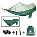 Mosquito Hammock, PACKGOUT Camping Gear Sleeping Hammock with Bug Net and Lightweight Portable Hammock for Travel Hiking Outdoor