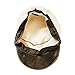 Hide & Drink, Canvas Painter Cap with Rustic Leather Handmade :: Bourbon Brown