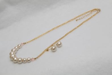 Amazon コットンパール ネックレス コットンパール ピアス