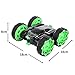 Stunt Car, SZJJX 4WD Remote Control Car Race RC Vehicle Double Sided Tumbling with LED Headlights Transformation 360¡ã Flips 3D Flip Deformation 360 Degree Spinning
