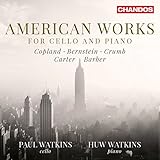 AMERICAN WORKS FOR CELLO AND PIANO                 image