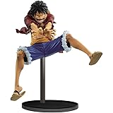 Amazon Com Banpresto One Piece Creator X Creator Monkey D Luffy Action Figure Red Band Version Toys Games