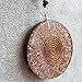 GEMSTORE369 Black Tourmaline Orgone Pendant | Flower of Life Symbol | EMF Protection | 2 inch Diameter with Adjustable Necklace | Reiki Infused (Black)
