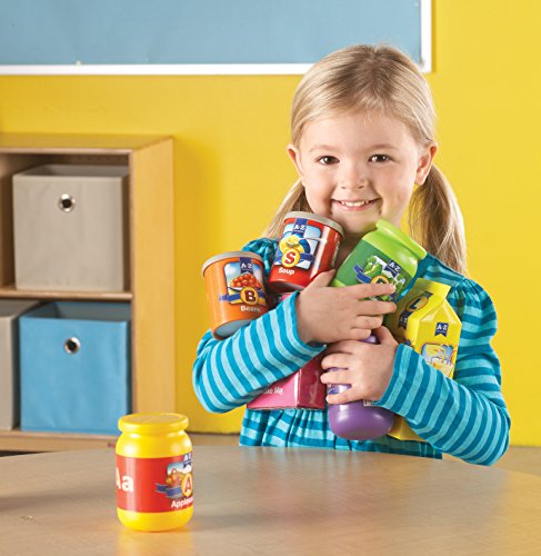 Learning Resources A to Z Alphabet Groceries, 26 Pieces