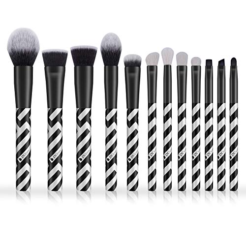 Makeup Brushes 12 Pcs DUcare Professional Natural Goat Face Eye Shadow Eyeliner Foundation Brushes