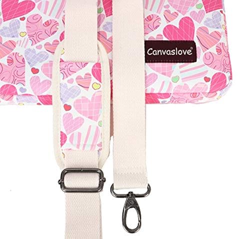 Canvaslove Water-Resistant Laptop Shoulder Bag – Fits 15.6" To 16" MacBook Pro & Laptops, Cute Print Design