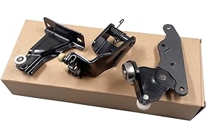 HUYILUN0104 1 Lot 3 Pcs Right Passenger Side Rear Sliding Door Roller Top Center Bottom Set Compatible with Honda Odyssey 2005-2010