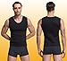 Glamours Mens Body Shaper Vest Slimming Sweat Tummy Fat Burner Tank Top for Weight Loss M by
