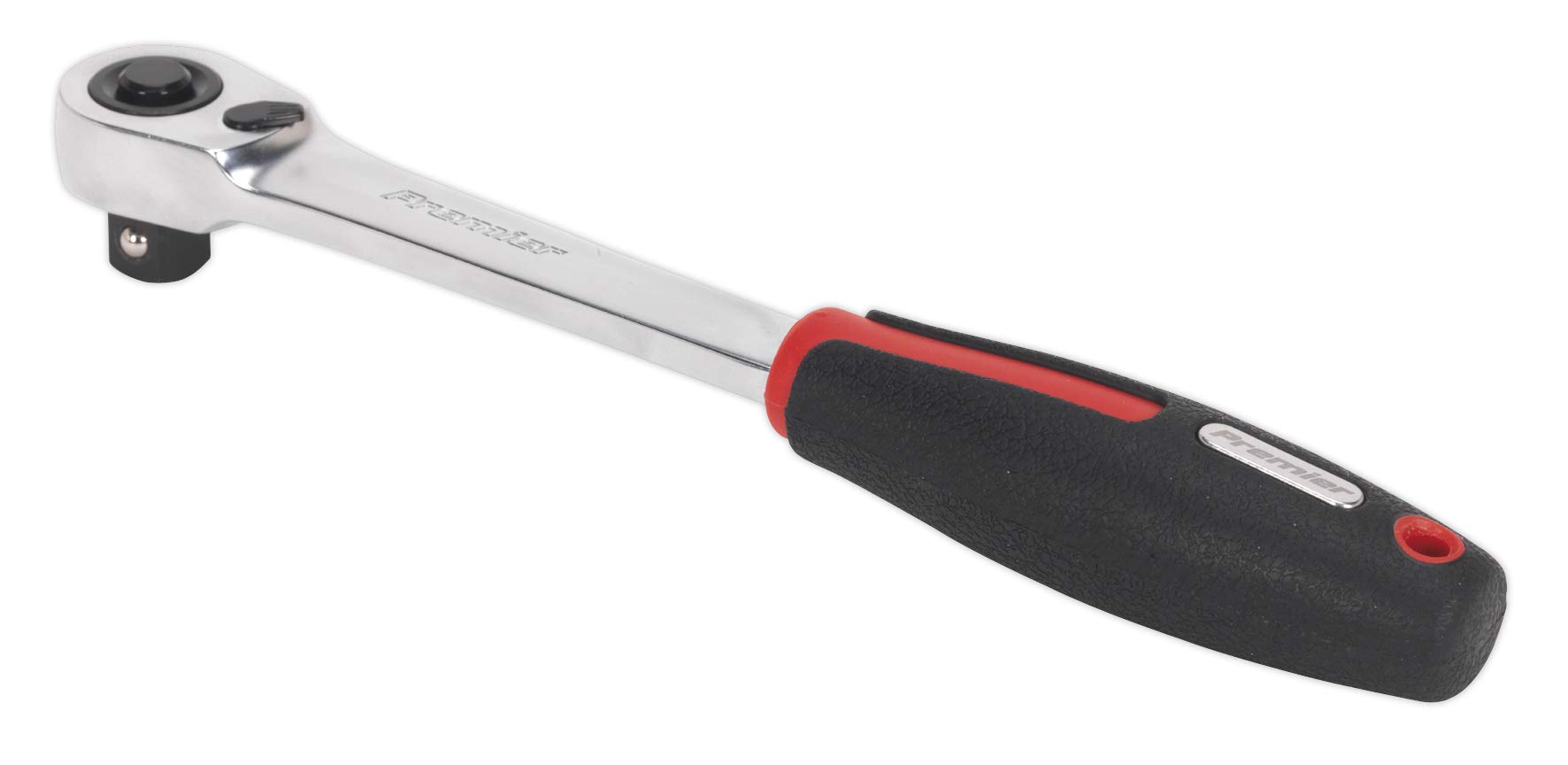 Sealey Ak8982 Ratchet Wrench 1/2In Sq Drive Compact Head 72T Flip Reverse