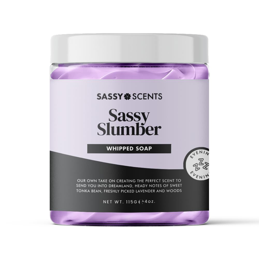 Sassy Scents Sassy Slumber Whipped Soap | Cleansing + Nourishing | Gentle For All Skin Types | 115g — image 1
