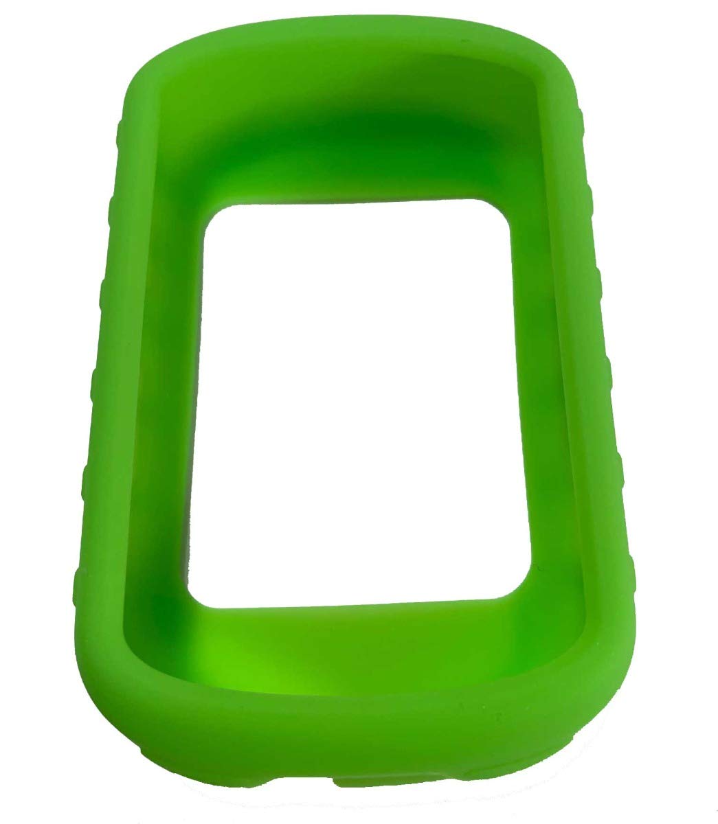 TUFF LUV Tough Silicone Case Cover With Screen Protector Compatible With Garmin Edge 830 - Green