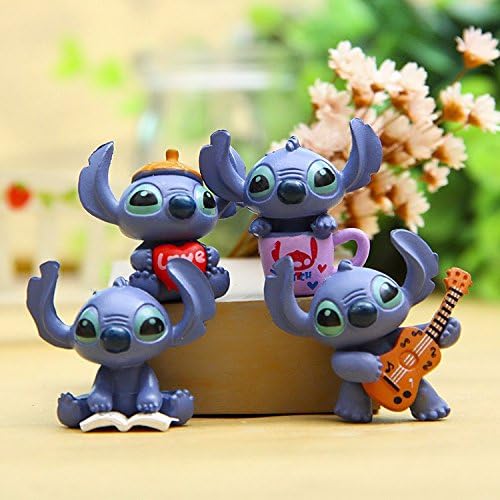 brinquedos anime toys 4 pcs/set Starbaby Stitchy DIY Action Figure doll baby Toys baby christmas gift kids toys for children