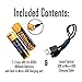 Fenix ARB-L14-1600U 1.5V USB Rechargeable 1600mAH AA Batteries (2 Pack) with LumenTac Charging Cable