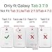 FINTIE Folio Classic Leather Case for 7 inch Samsung Galaxy Tab 3 - Black