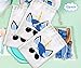 JOYMEMO Bags for Boys, 12 Party Favor Bags Cotton Drawstring Bag 5 x 8 inches, Treat Goodie Bag for Birthday Party Supplies